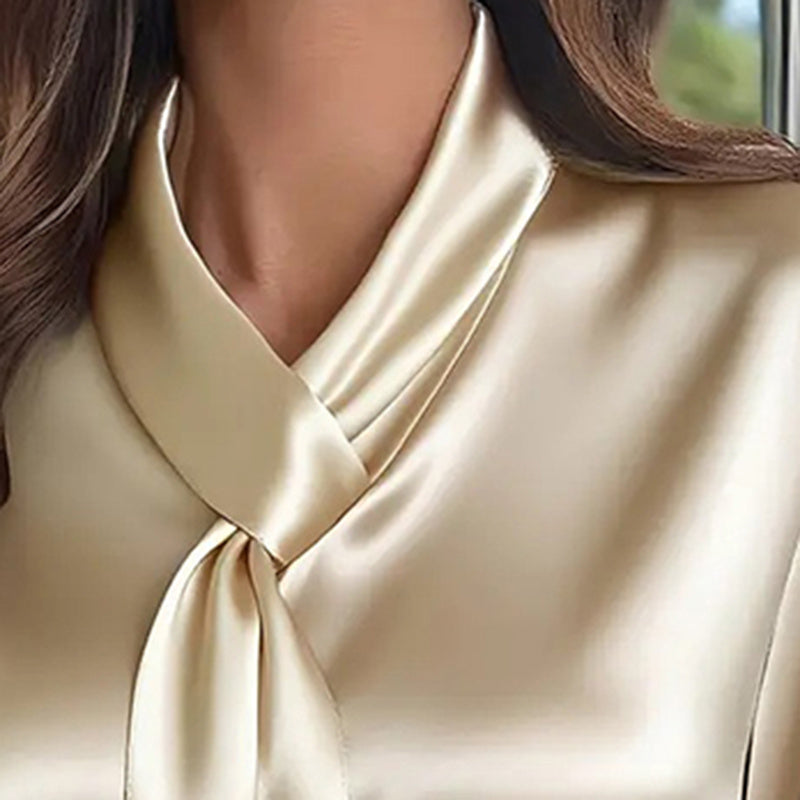 Ribbon Detail Blouse, Lightweight Shirt