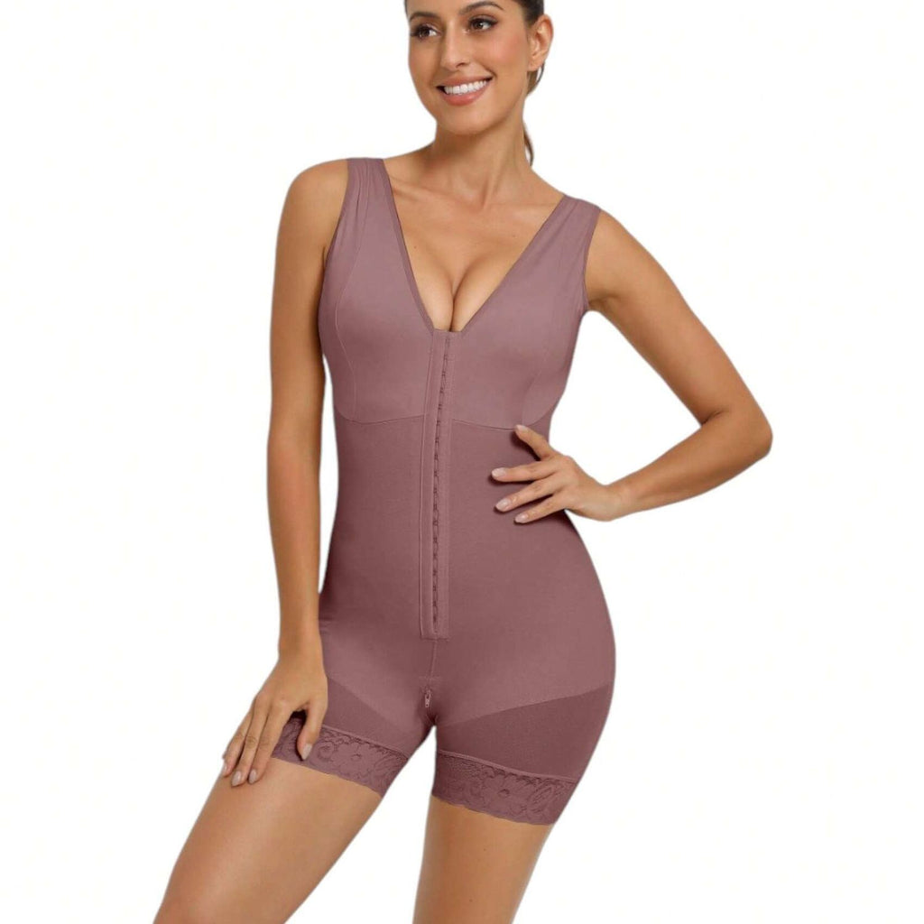 Shapewear, Full Body Sculpting After Abdominal Control, Hip Lifter With Zipper Crotch