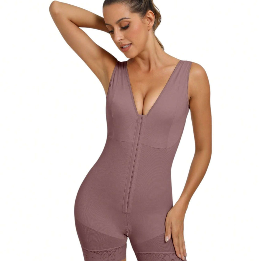 Shapewear, Full Body Sculpting After Abdominal Control, Hip Lifter With Zipper Crotch