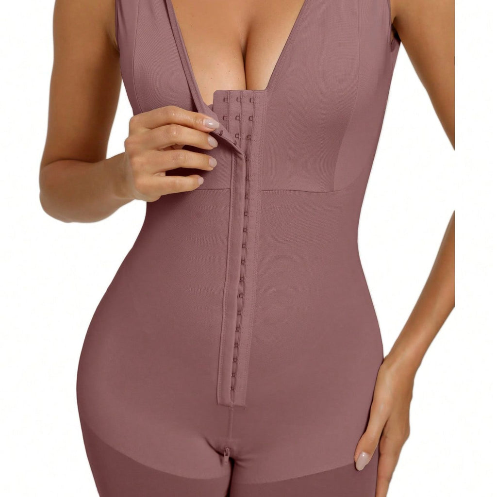 Shapewear, Full Body Sculpting After Abdominal Control, Hip Lifter With Zipper Crotch