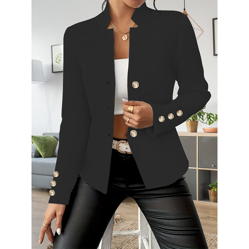 Long Sleeve Slim Fitting Jacket