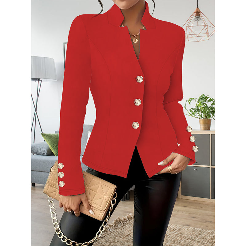 Long Sleeve Slim Fitting Jacket
