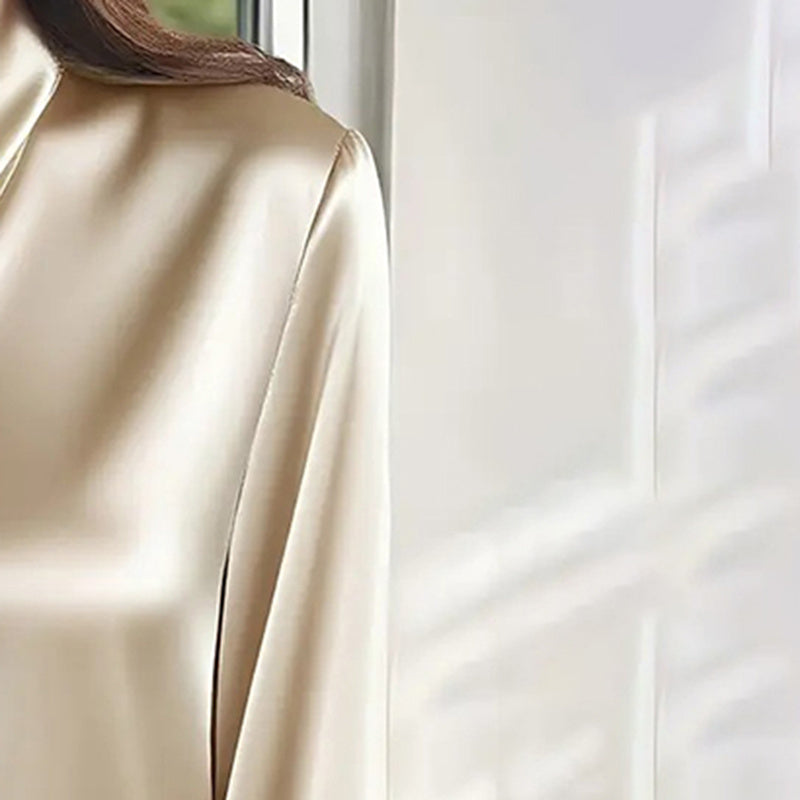 Ribbon Detail Blouse, Lightweight Shirt