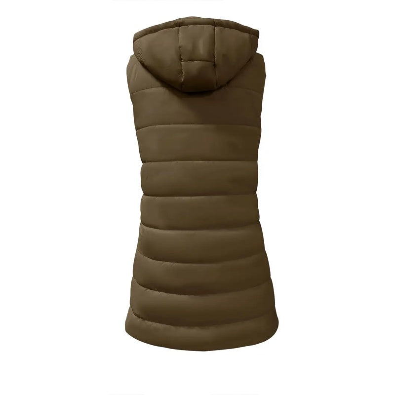 Sleeveless Hooded Vest