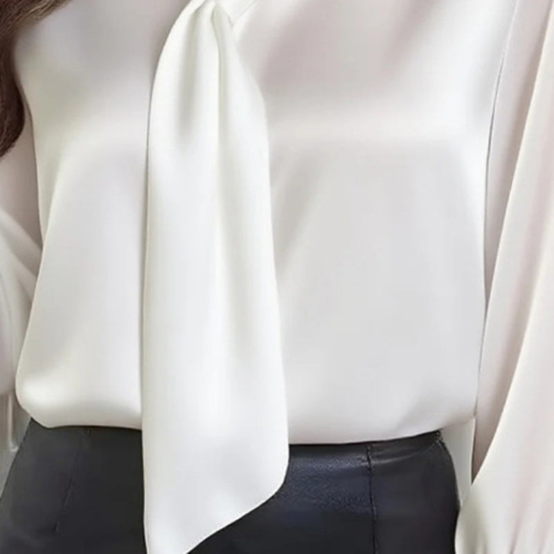 Ribbon Detail Blouse, Lightweight Shirt