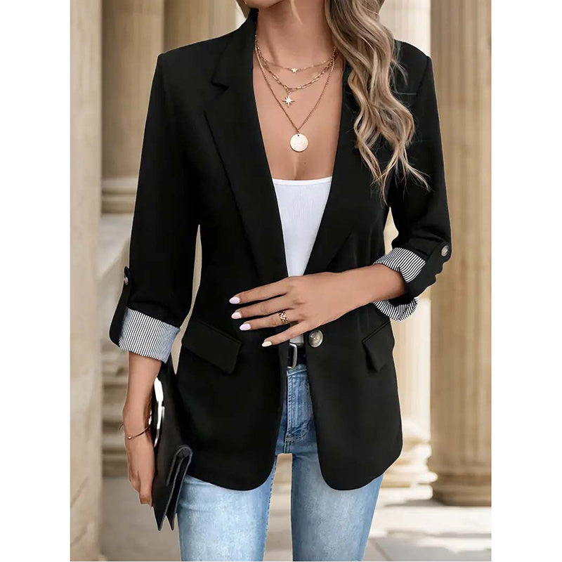 Open Front Long Sleeve Jackets