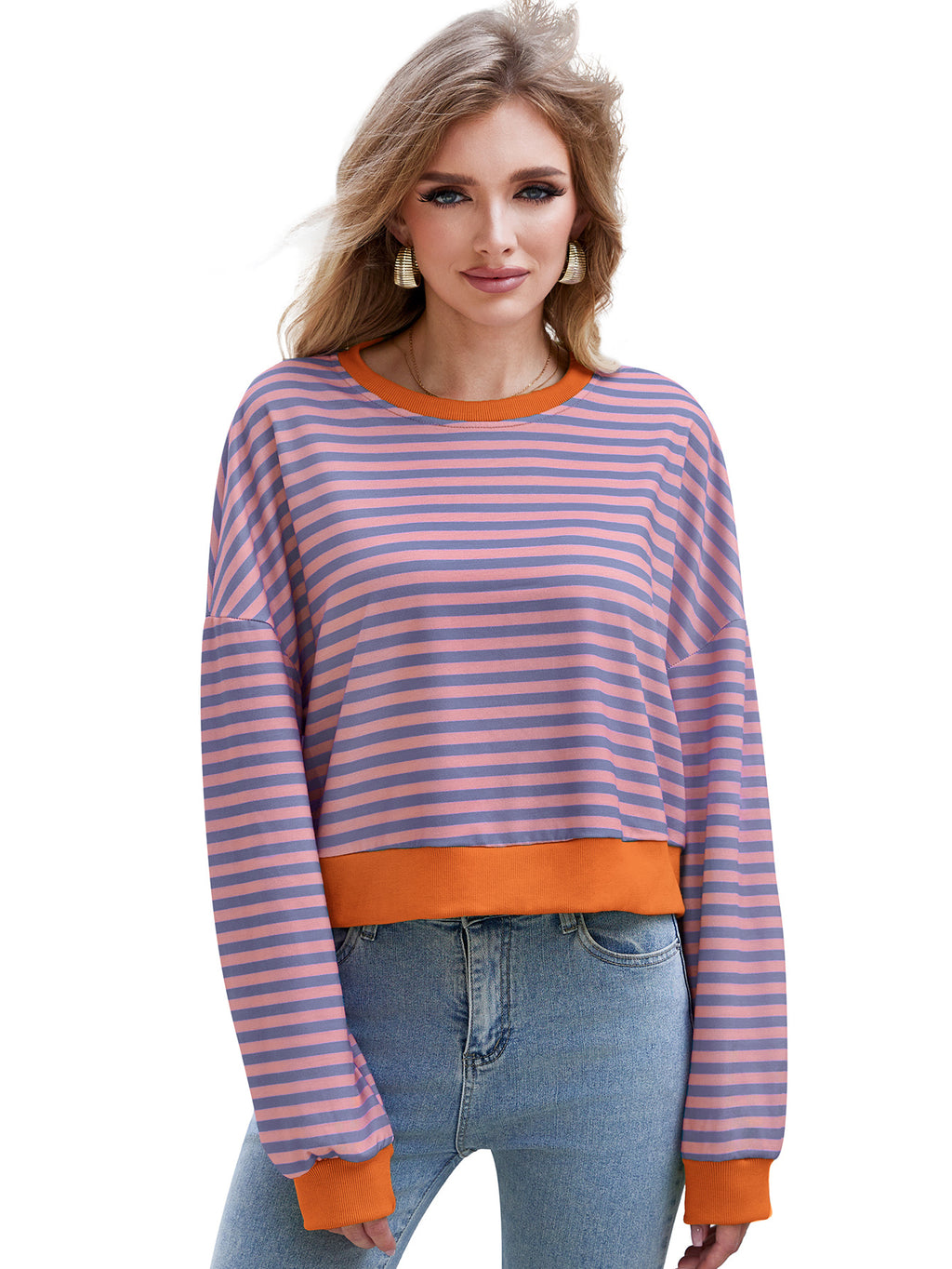Long Sleeved Round Neck Sweater