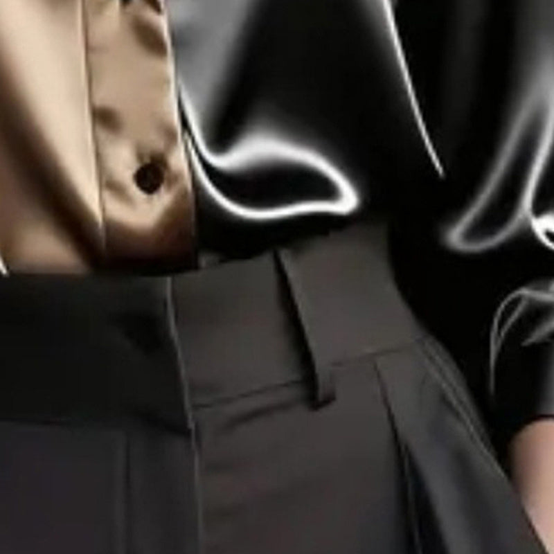 Long Sleeve Button Down Collared Tops