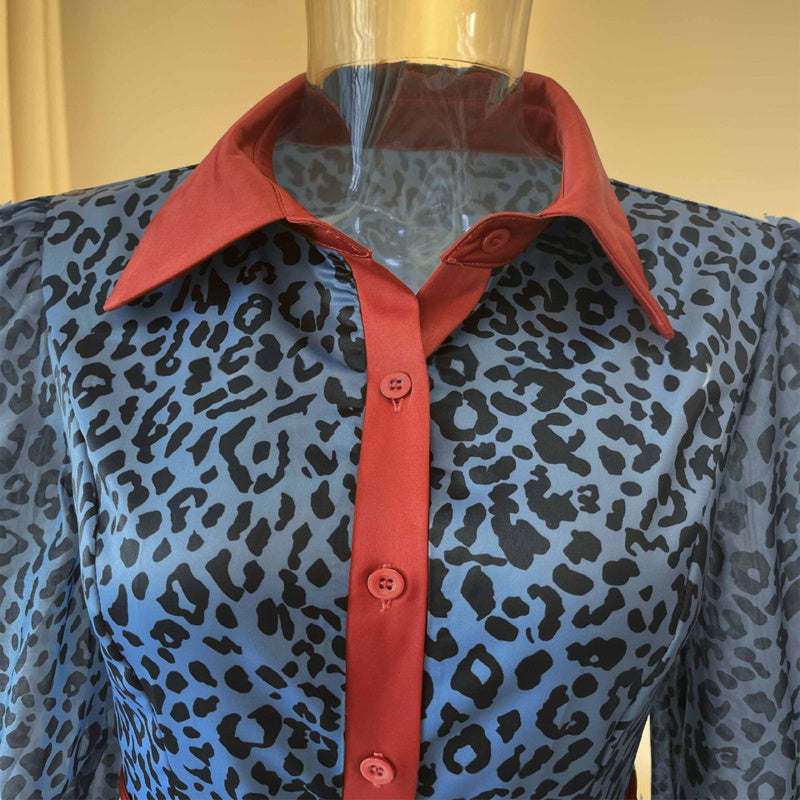 Long Sleeve Button-Down Maxi