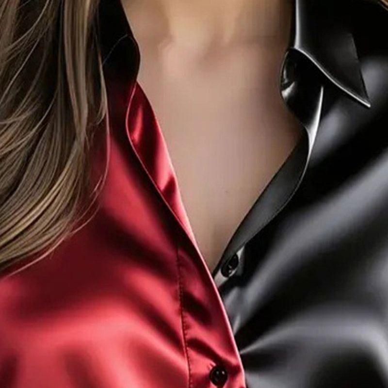 Long Sleeve Button Down Collared Tops