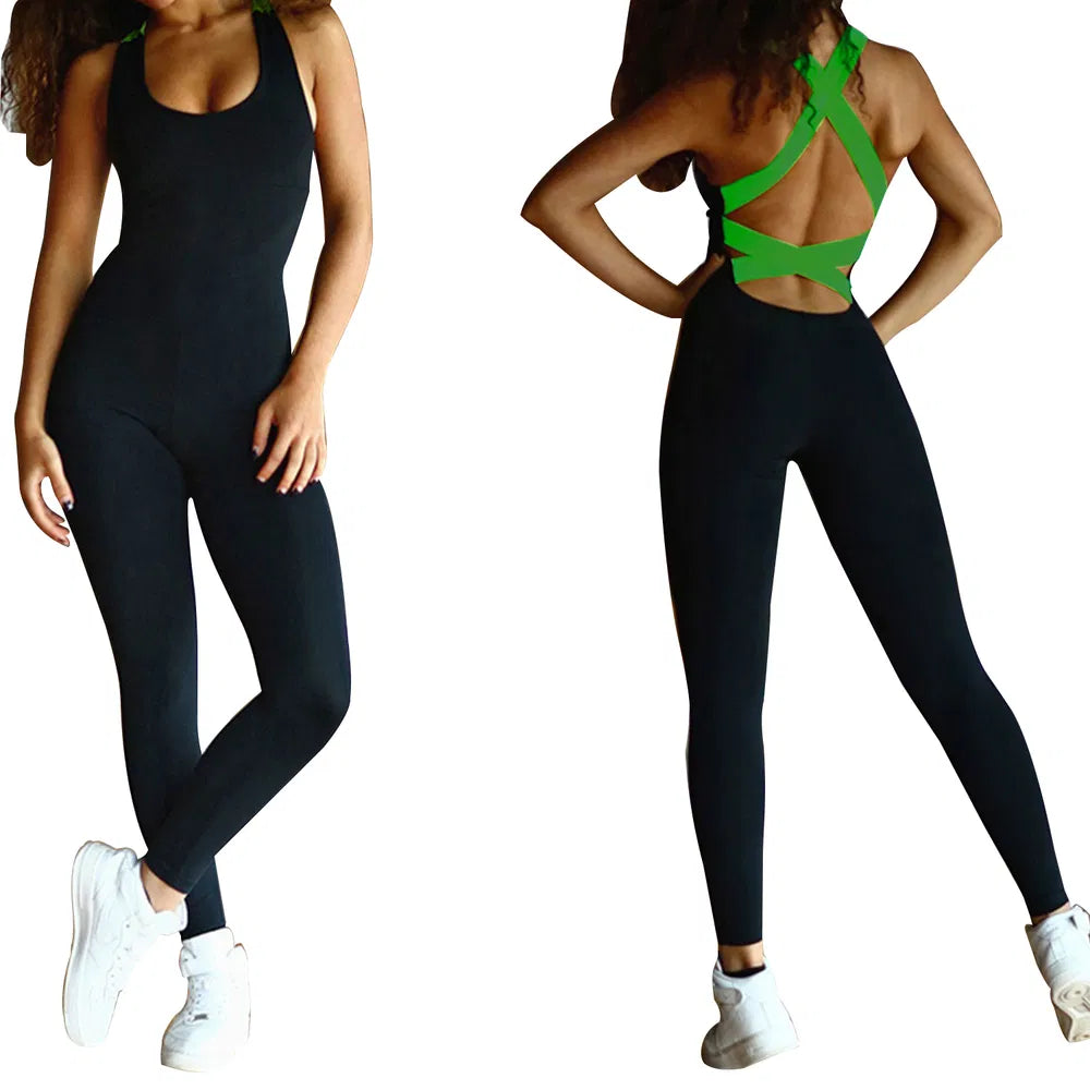 YOGA Workout Gym Jumpsuit