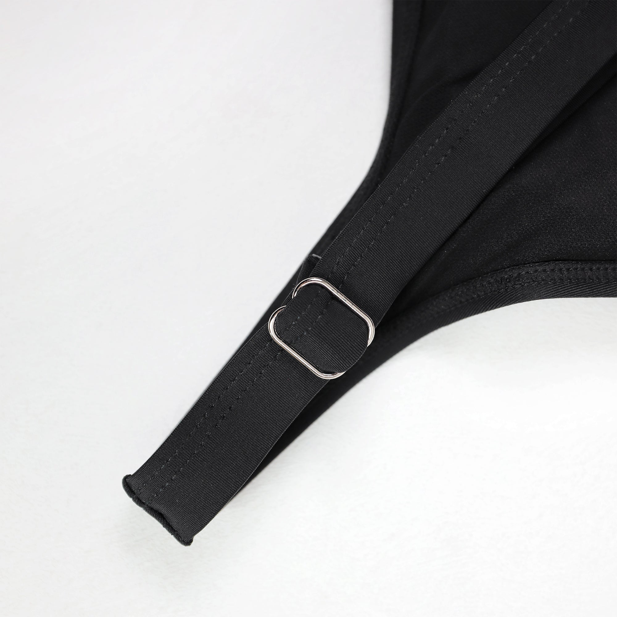 V Neck Criss Cross Ruched Push Up Slimming Swimwear