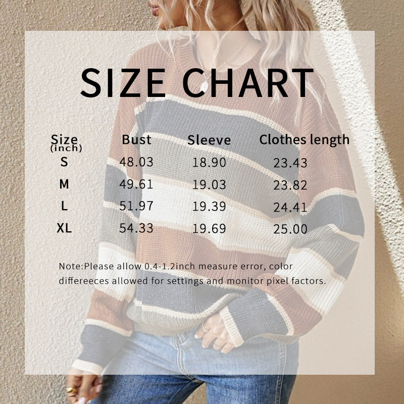 Striped Color Block Sweater