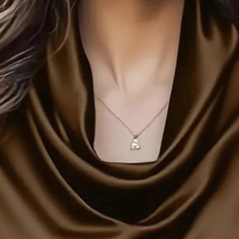 Draped Neck Long Sleeve Shirt