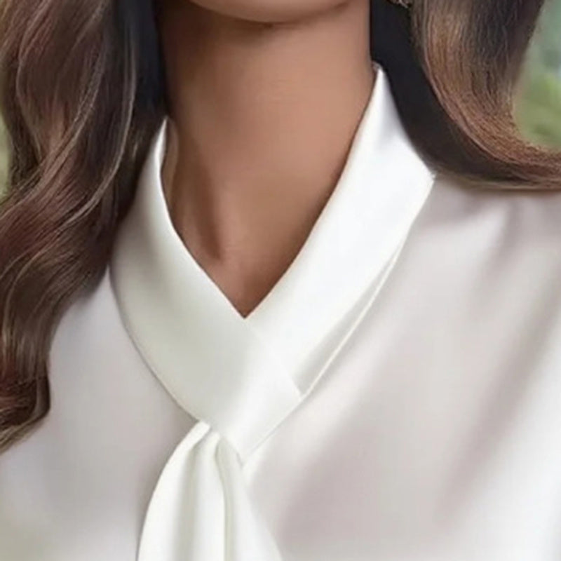 Ribbon Detail Blouse, Lightweight Shirt