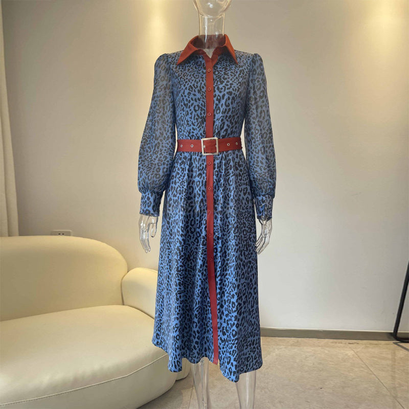 Long Sleeve Button-Down Maxi