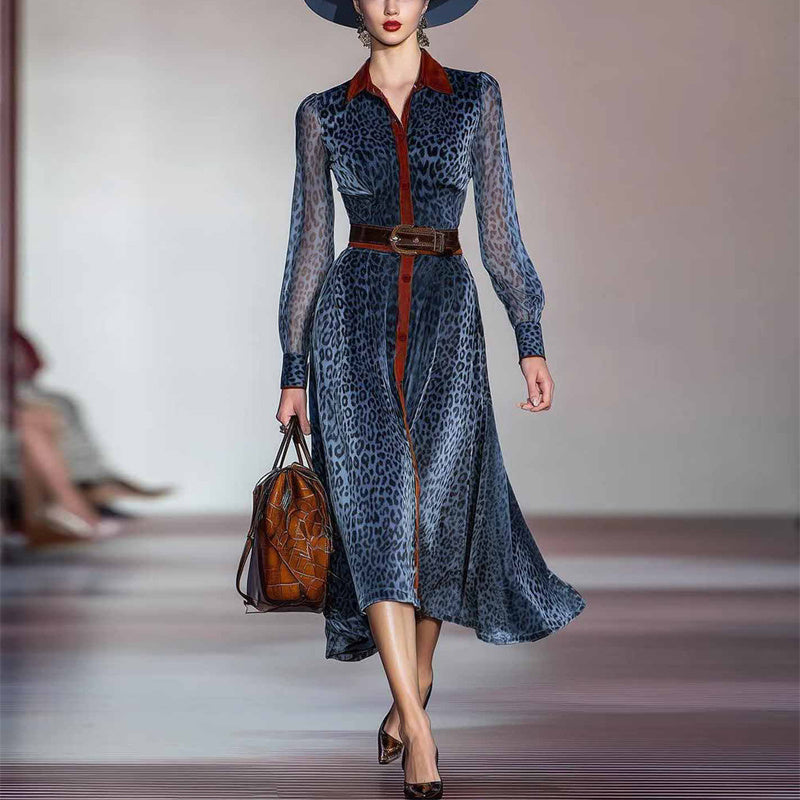 Long Sleeve Button-Down Maxi