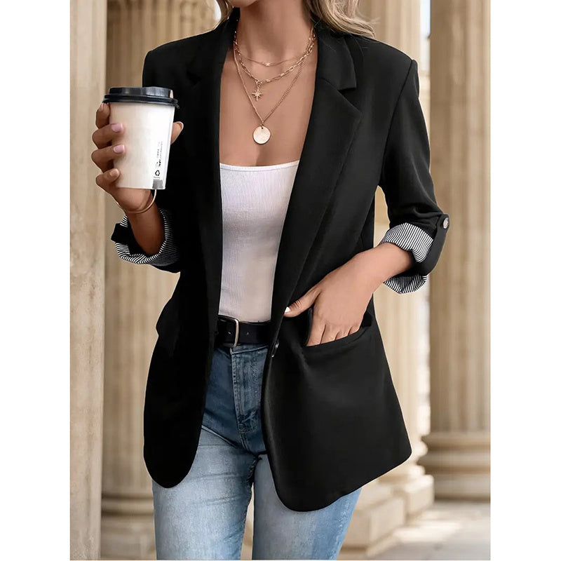 Open Front Long Sleeve Jackets
