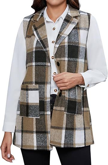 Plaid Waistcoat