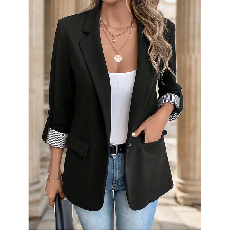Open Front Long Sleeve Jackets