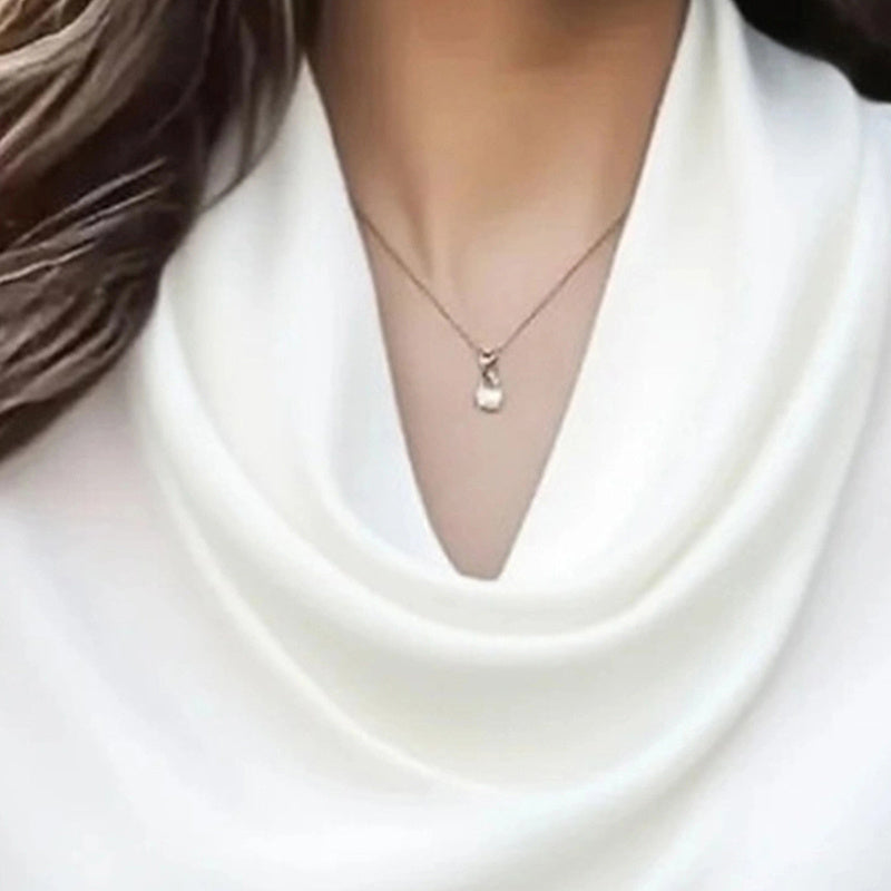 Draped Neck Long Sleeve Shirt