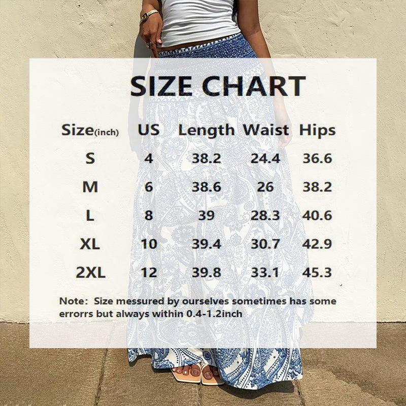 Boho Floral Print Maxi