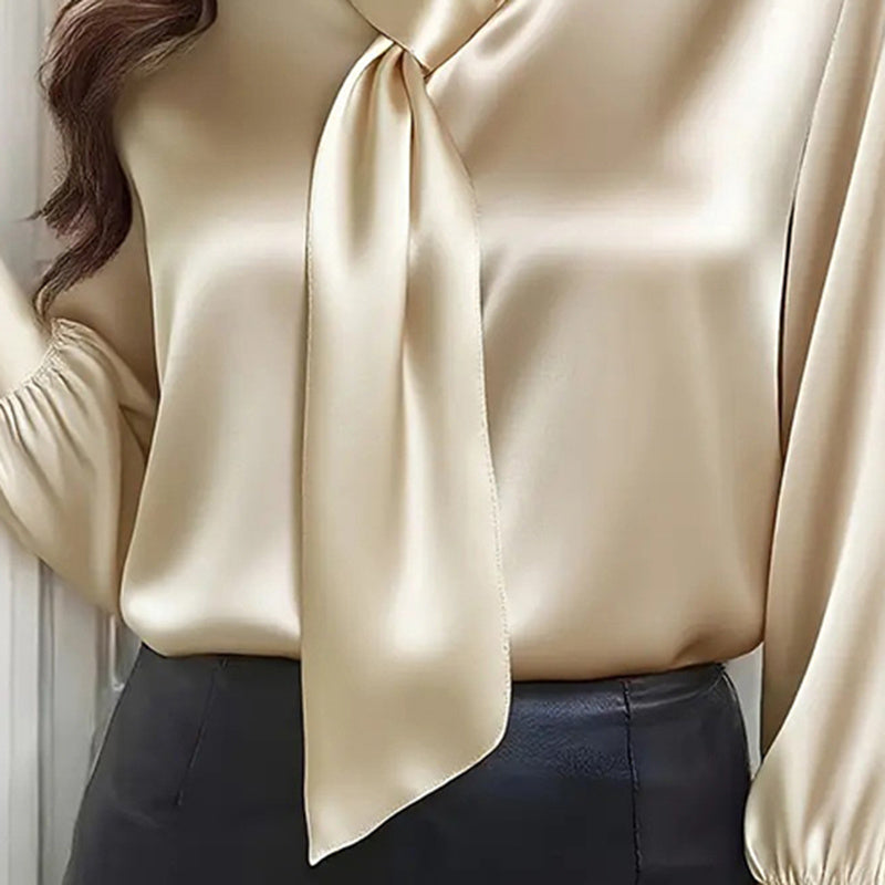 Ribbon Detail Blouse, Lightweight Shirt