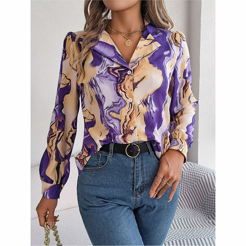 Long Sleeve Blouses Dressy