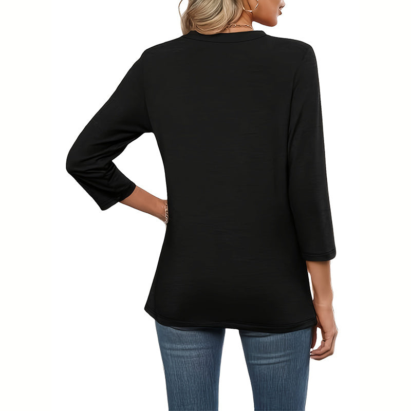 Round Neck Tunic Blouses