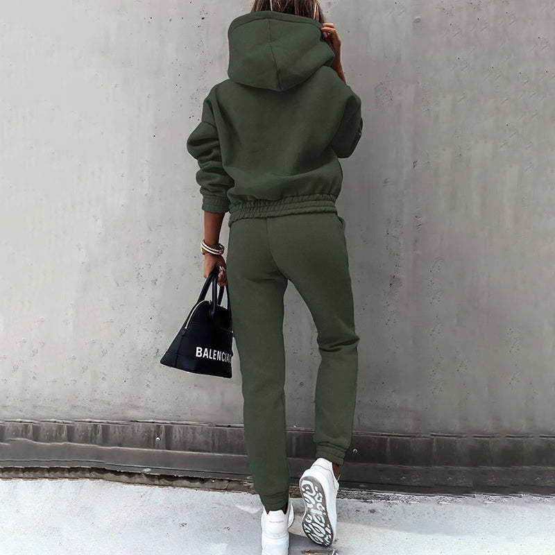 Hooded Sweatshirt & Slim Fit Jogger Pants