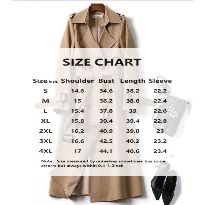 Long Sleeve Belted Mid-Length Jacket