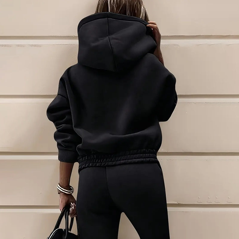 Hooded Sweatshirt & Slim Fit Jogger Pants