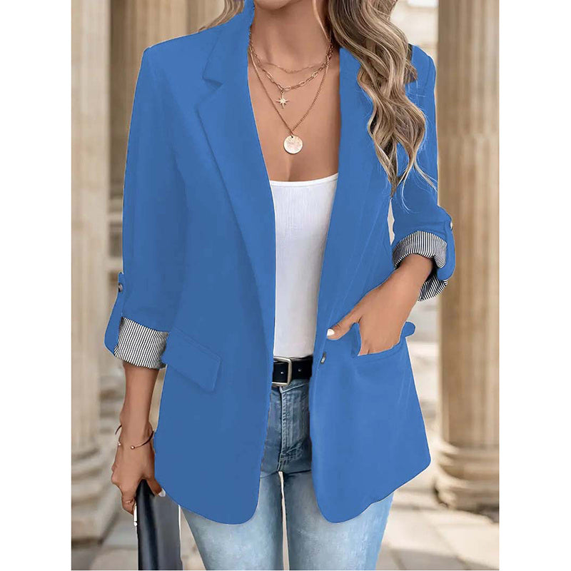 Open Front Long Sleeve Jackets