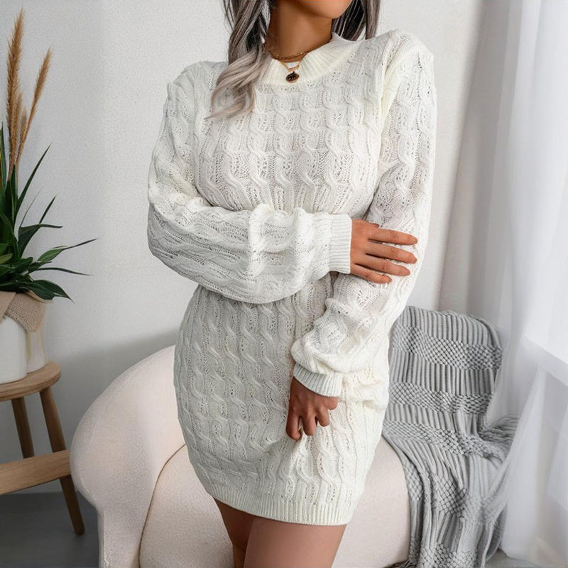 Bodycon Pullover Mini Sweater Dress