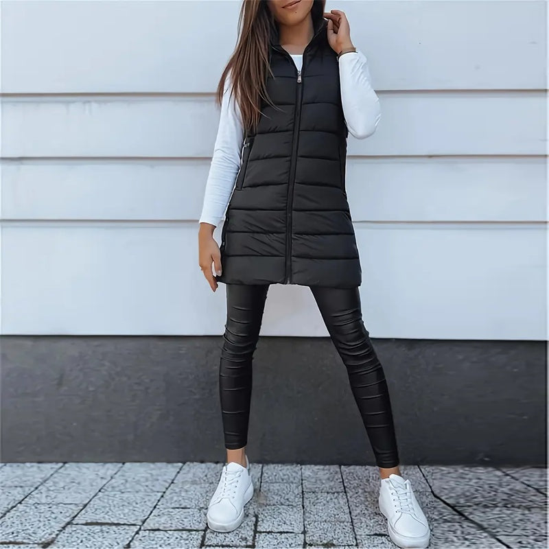 Sleeveless Hooded Vest