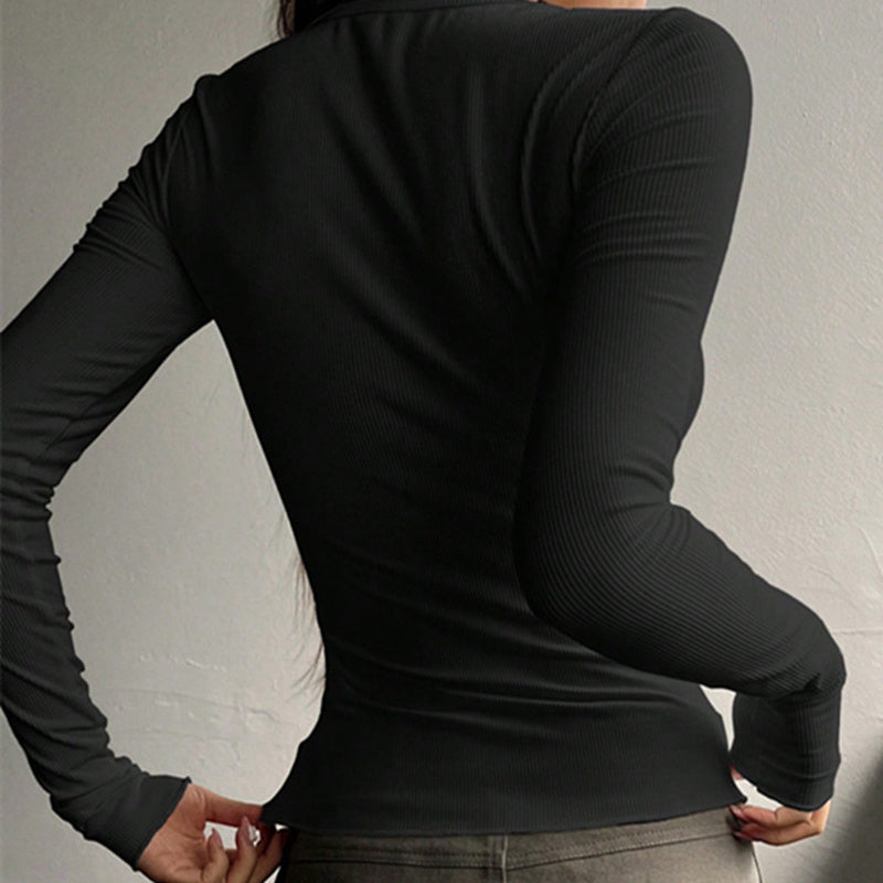 Round Neck Long Sleeve Sweater